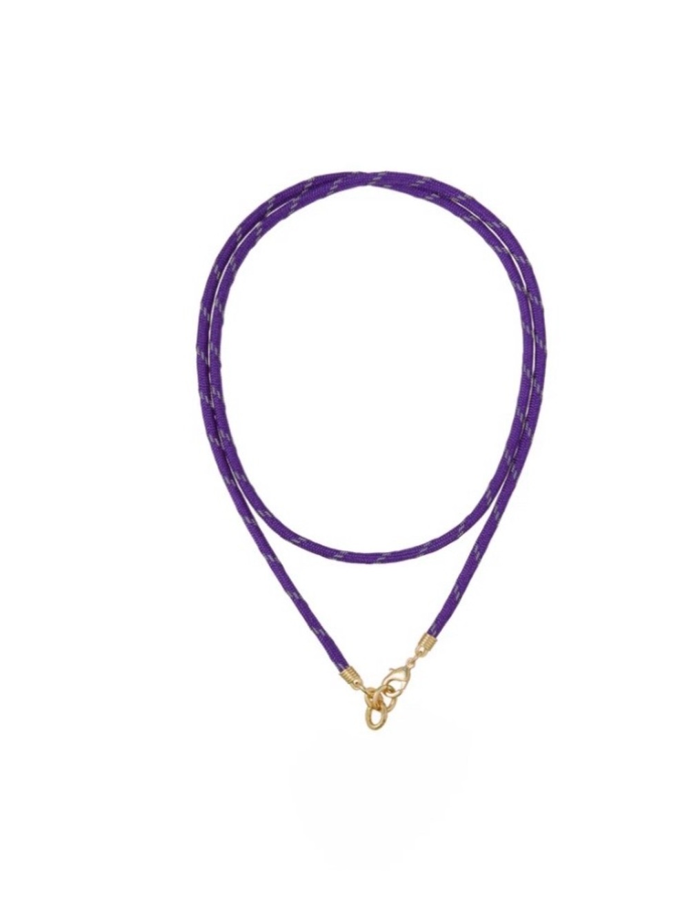 ROXANNE ASSOULIN Happy Cord Charm Necklace Grape Without Charm Firm Price